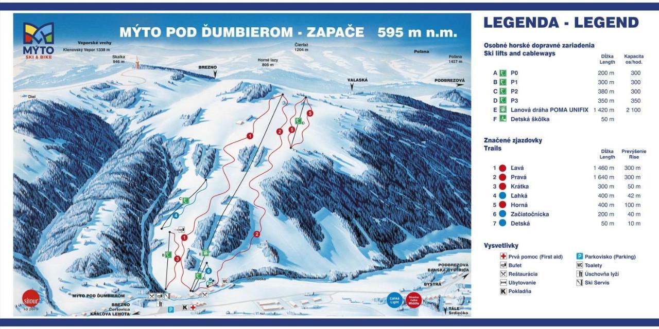 Apartment Anna Chopok, 1 110 M, Highest In Central Europe, On A Hiking Trail To Dumbier Демяновская долина Экстерьер фото